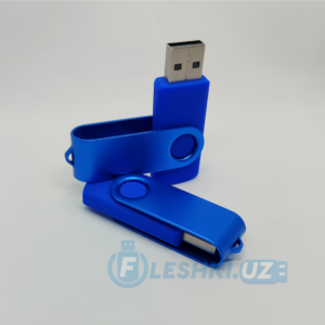 металлические флешки TWINS blue 16 GB | Гравировка на флешках